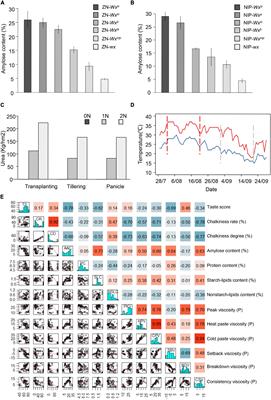 Effects of Wx Genotype, Nitrogen Fertilization, and Temperature on Rice Grain Quality